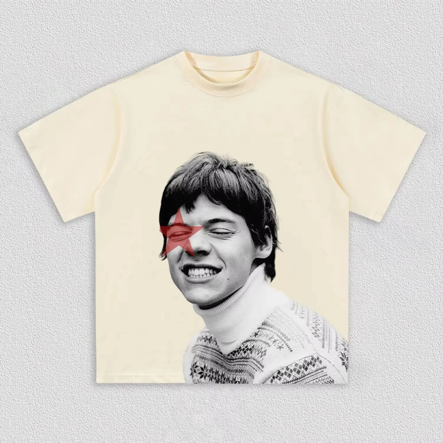 Harry Styles Red Star Graphic T shirt 2026 Merch Cotton Unisex Men