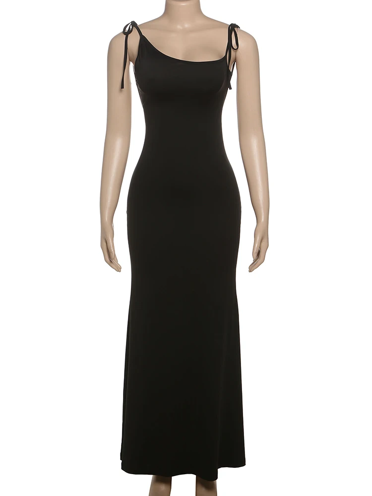 Whatiwear เซ็กซี่แฟชั่น Maxi ชุดผู้หญิง Skew COLLAR Shirring สายคล้องไหล่ Backless Midnight PROM PARTY Elegant Skinny Vestidos