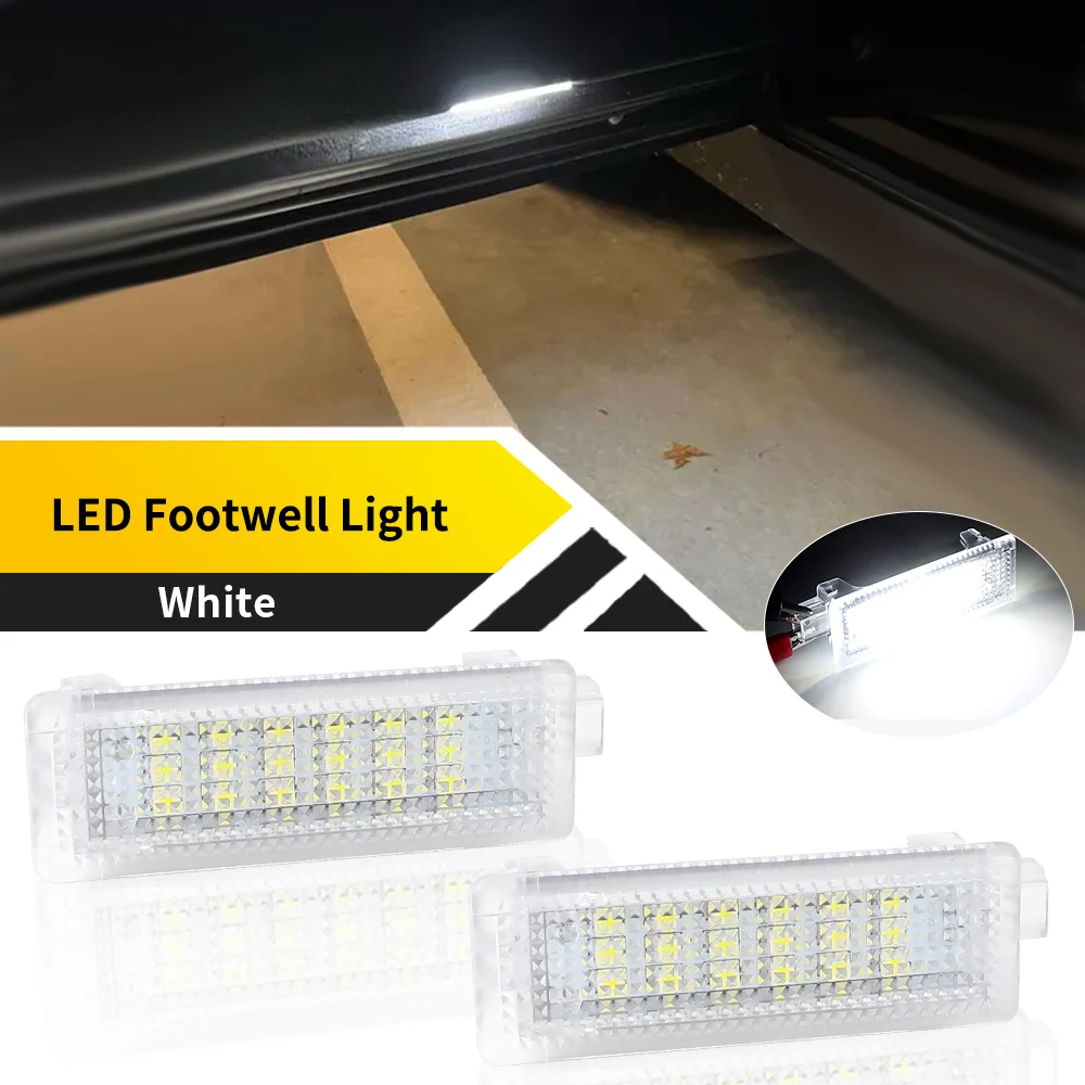 

2 шт. для BMW 1-й серии F21 3-дверный хэтчбек 2012-up 2-серия F22 F23 2013-up светодиодный светильник для дверей/пропускной стопы 6000K белый