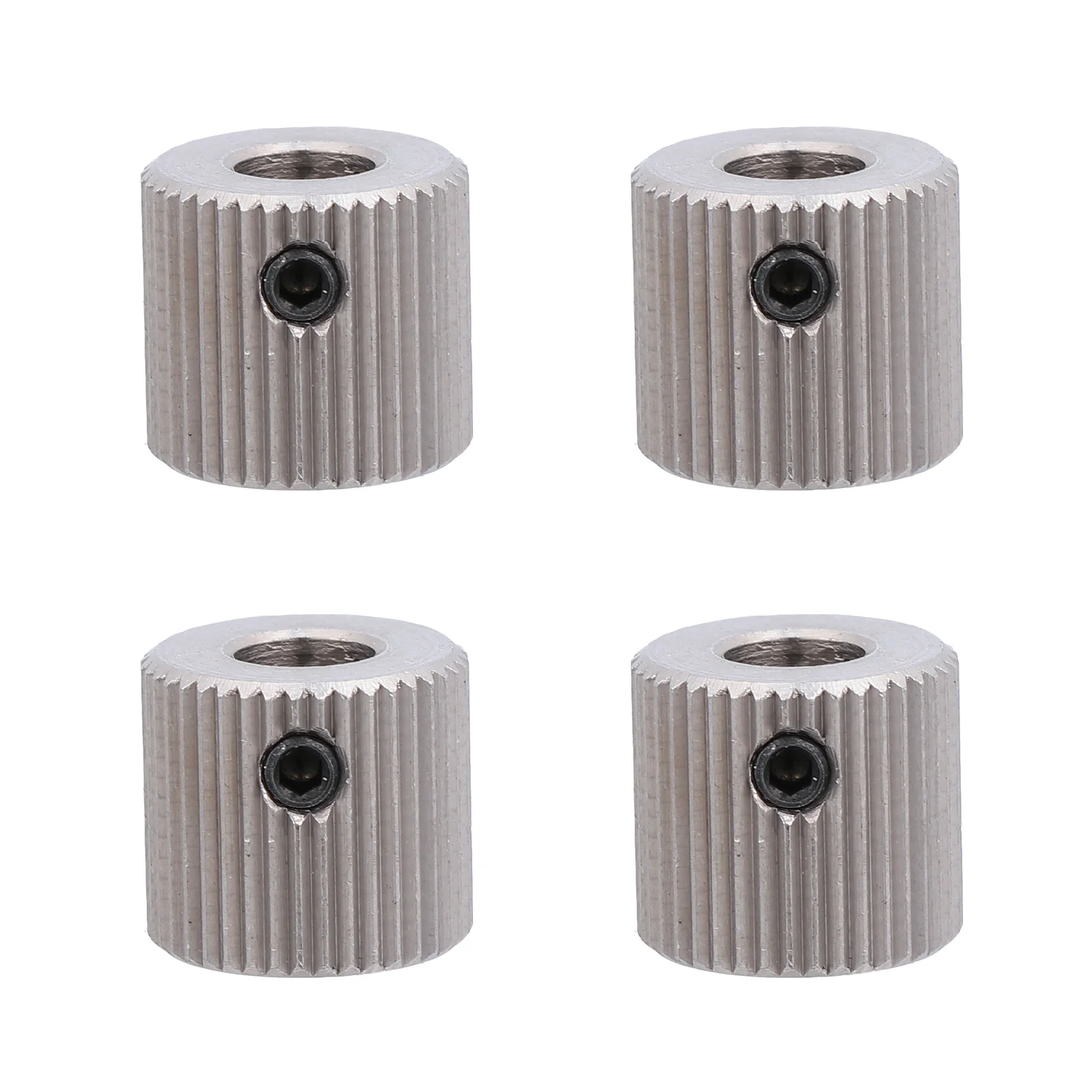 4 Pcs Feed Wheel Extruder Gear 40 Teeth Drive Extrusion Stainless Steel Feeding 3D Printer