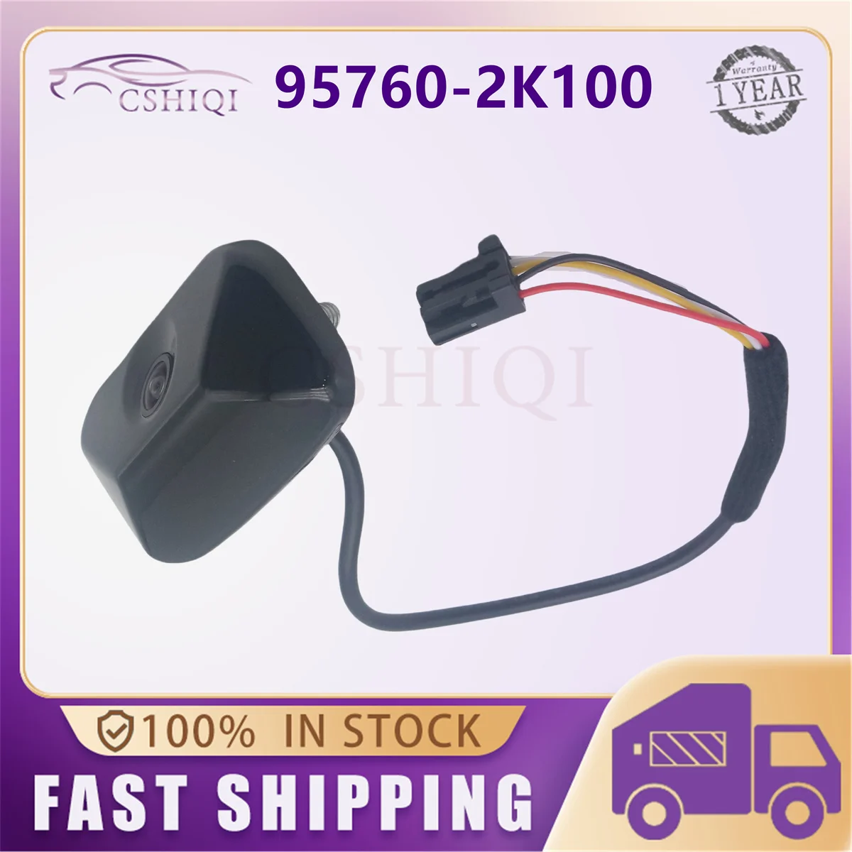 95760-2K100 For Kia Soul 1.6L 2.0L L4 2010 2011 2012 2013 Rear View Backup Camera 957602K100 95760-2K100-I7 957602K100I7 6-18V - view 2