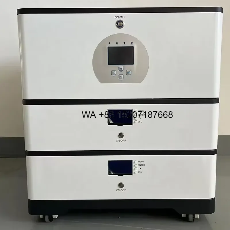Wmwmnu 10KW All in One Inverter and Lithium Battery ESS Stackable LiFePO4 Home Solar Power Energy Storage System Container