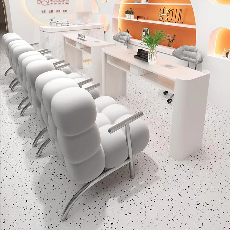 

Nordic Manicure Nail Tech Desk Salon Furniture Professional Dust Collector Nails Tables Designer Manicure Tafel Equipment Gel