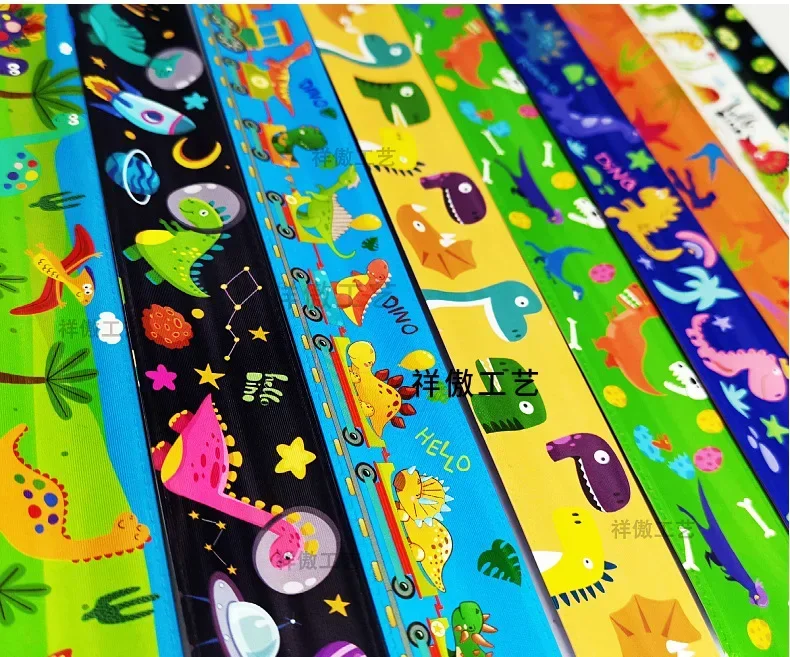 Cute Dinosaur Slap Bracelets For Kids Jungle Safari Dino Party Dinosaur Roar Parti Rawr Boy One 1st Birthday Party Gifts