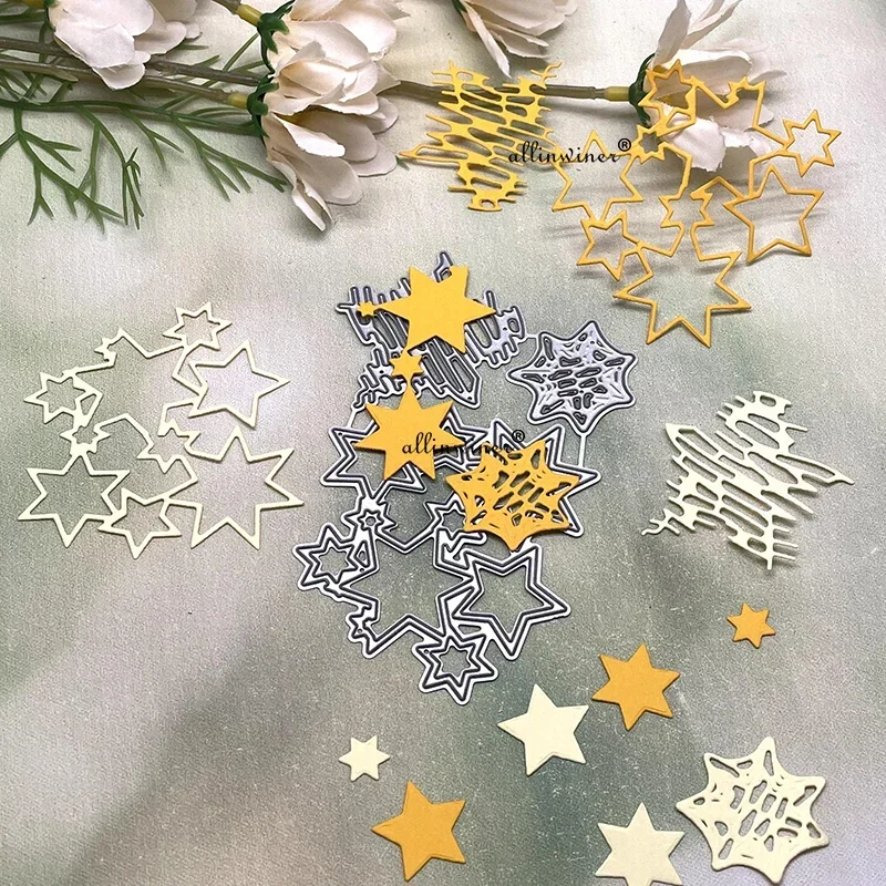 

New Various star clusters DIY Craft Metal Cutting Die Scrapbook Embossed Paper Card Album Craft Template Stencil Dies