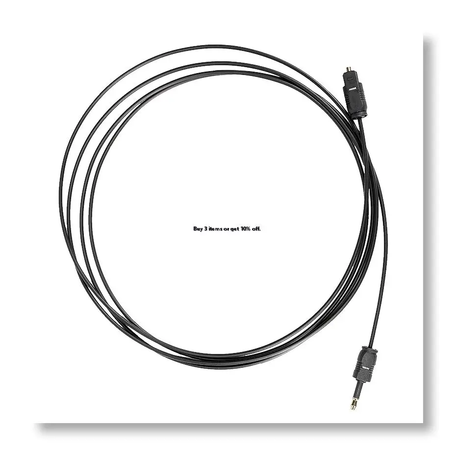 ●2M Mini 3.5mm Plug Digital Optical Audio Cable SPDIF Optical Fiber Line