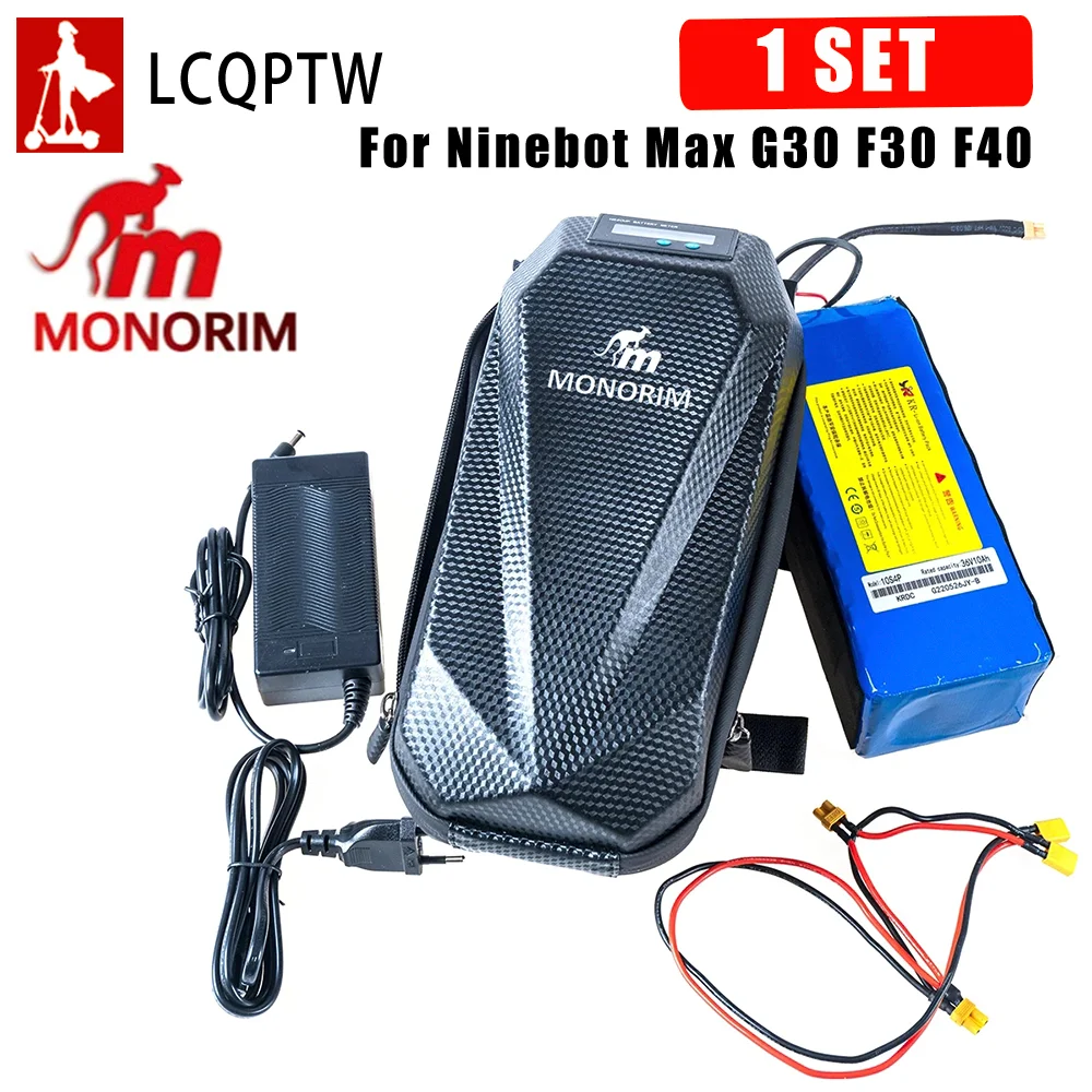 Monorim 36v 10.4ah Battery Addition Package for Xiaomi M365 1s Pro Mi3 Ninebot Max G30 F30 F40 Electric Scooter Battery Pack