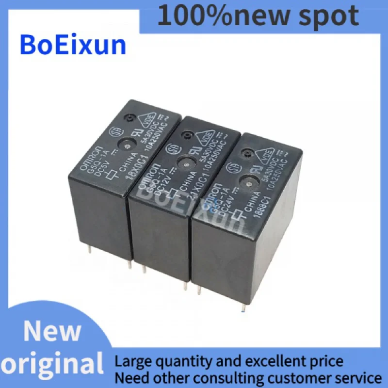 100%new Relay DIP4 G5Q-1A-DC5V G5Q-1A-DC12V G5Q-1A-DC24V