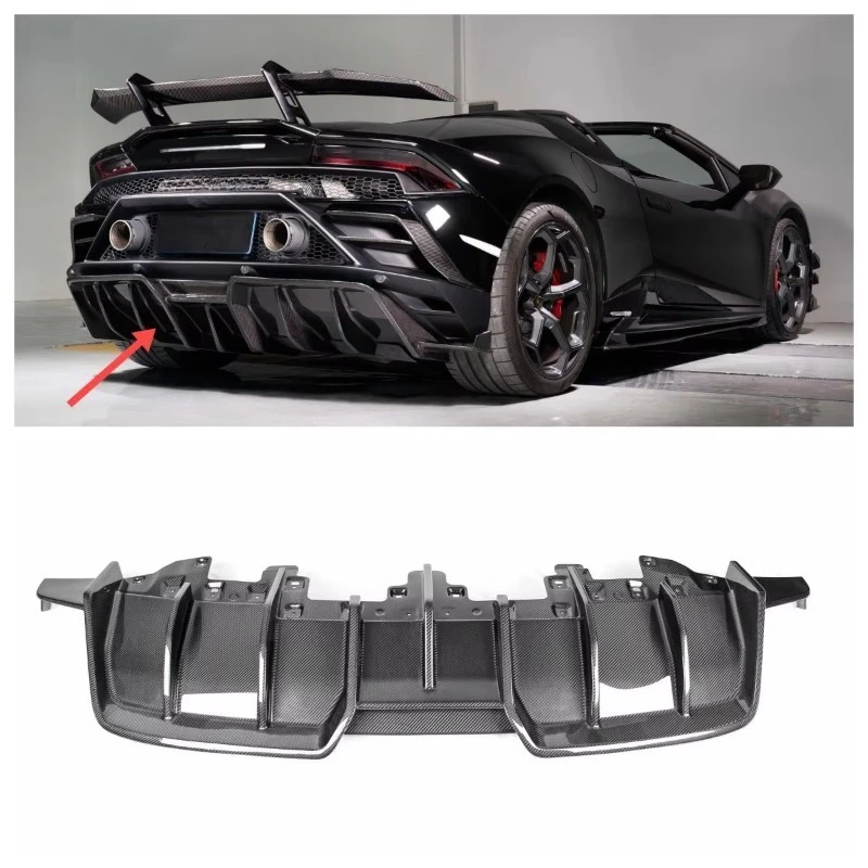 Huracan High Quality 19 Year EVO Dry Carbon Fiber Rear Bumper