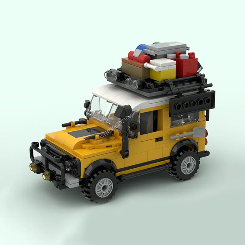 

429 деталей Moc-10317 Высокотехнологичный внедорожник Land Rover Defender 90, гоночный автомобиль, конструктор, креативные детские игрушки-кирпичики, подарок