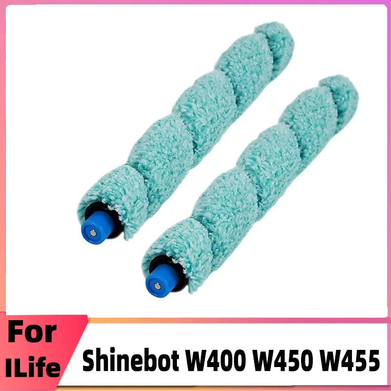 Replacement Mopping Roller Brush for ILIFE Shinebot Updraded W400/W455 Floor Washing Scrubbing Robot Parts