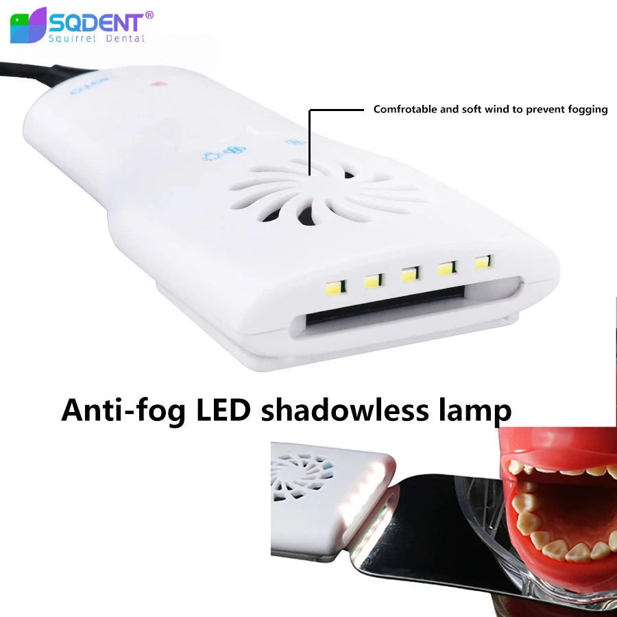Dental Automatic Anti-fog Mirrors For Oral Photography Reflector Glass Defog Mirrors Orthodontic For Buccal Occlusal Lingual