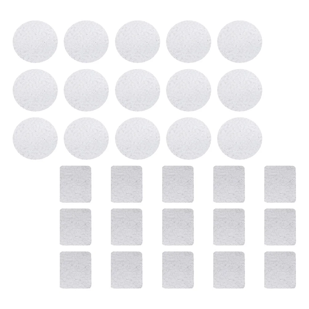 30 Pcs Magnet Disk Square Stickers DIY Eyeshadow Palette Metal Makeup Circle Tray Adhesive