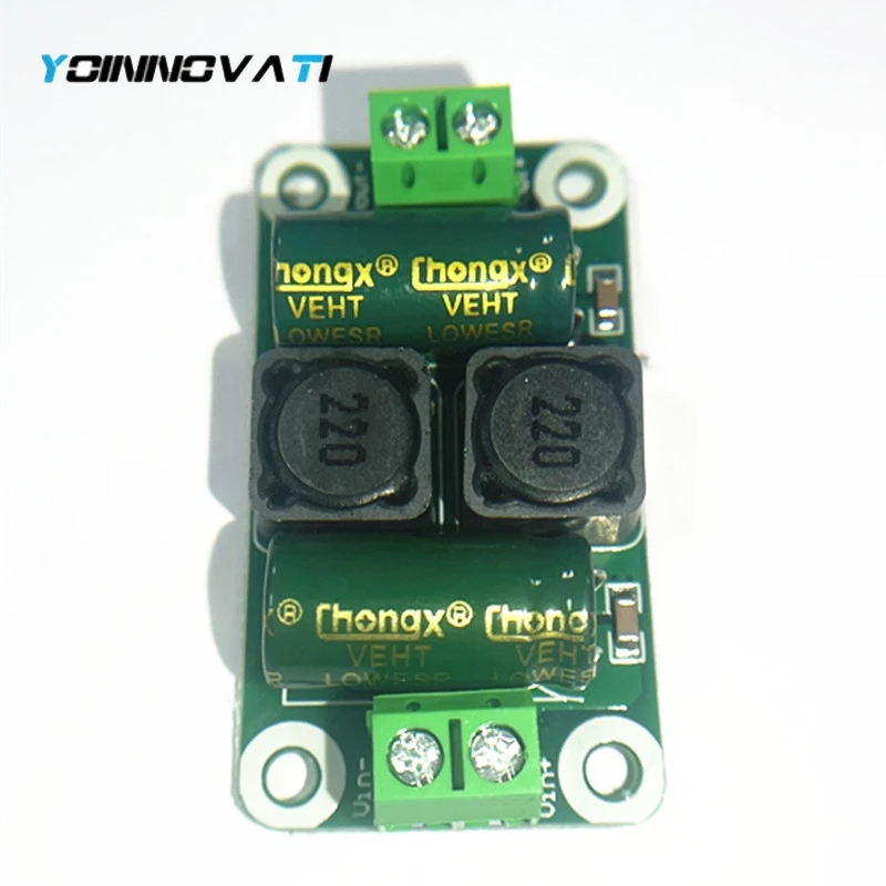 0-50V 4A DC power supply filter board Class D power amplifier Interference suppression board car EMI Industrial control panel