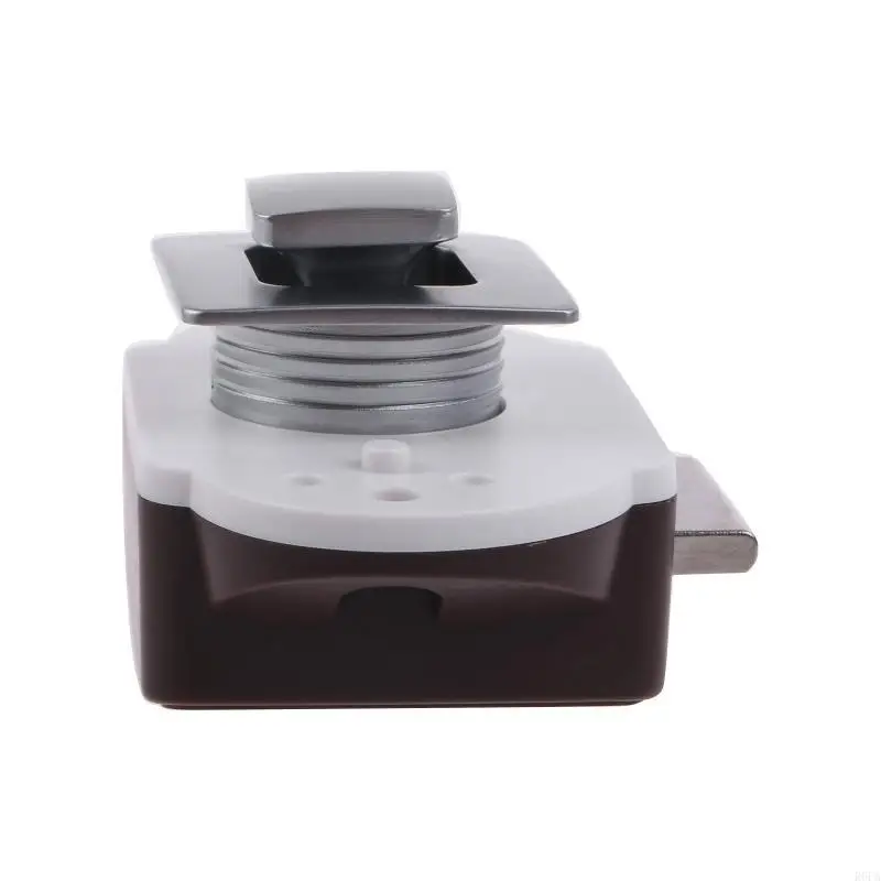 Universal Push Button for Latch Locks RV Cabinet Door Push Lock Catch Keyless Knob Furniture Hardware Safety Lock