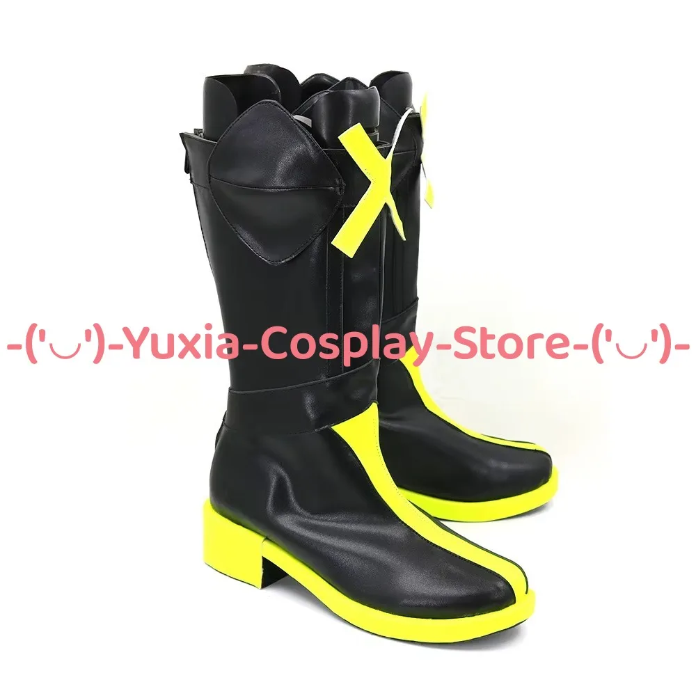 Progetto Sekai Kusanagi Nene Scarpe Cosplay Anime Personaggio del gioco Gioco di ruolo Puntelli per costumi Festa di carnevale di Halloween Stivali in pelle PU