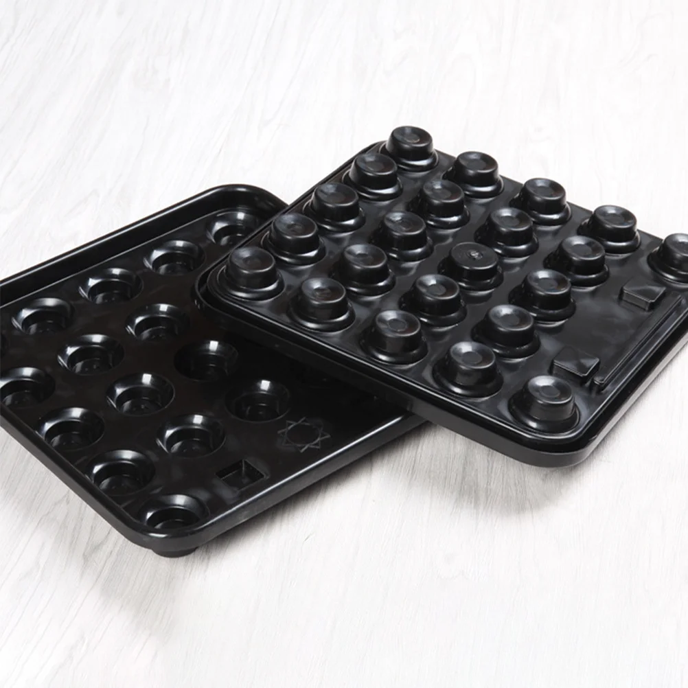 علبة البلياردو 22 كرات البلاستيك بركة الكرة صينية قوي حامل كرة السنوكر المنظم الجدول تخزين البلياردو الملحقات #6