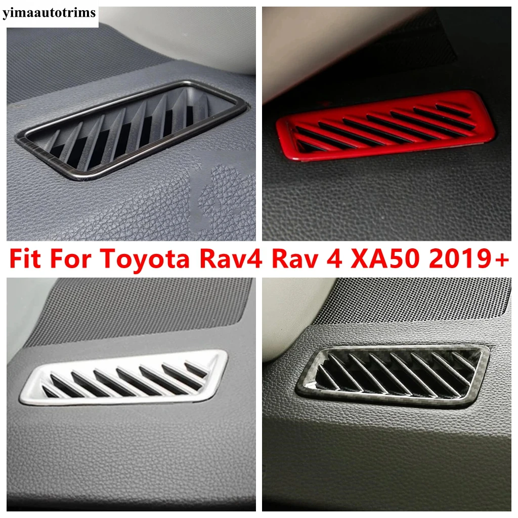 

Car Dashboard Side AC Air Conditioning Outlet Vent Frame Cover Trim Accessories Interior For TOYOTA RAV4 RAV 4 XA50 2019 - 2024