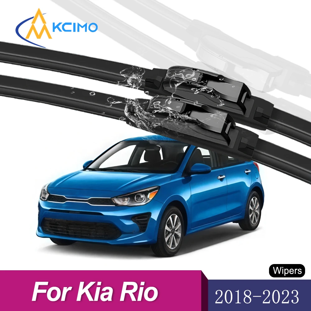 

Комплект передних дворников (левый и правый) для Kia Rio Global (YB/SC) 2018-2023, всепогодные, без разводов, идеальная посадка