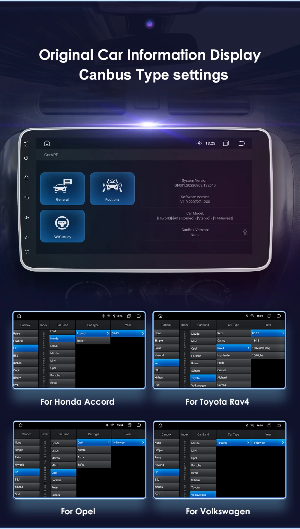 Hizpo Carplay Android Auto Drehbarer Touchscreen Universal Radio 1 Din Auto-Multimedia-Player MP5 GPS Autoradio 8-Kern 7862S RDS – Detail 40