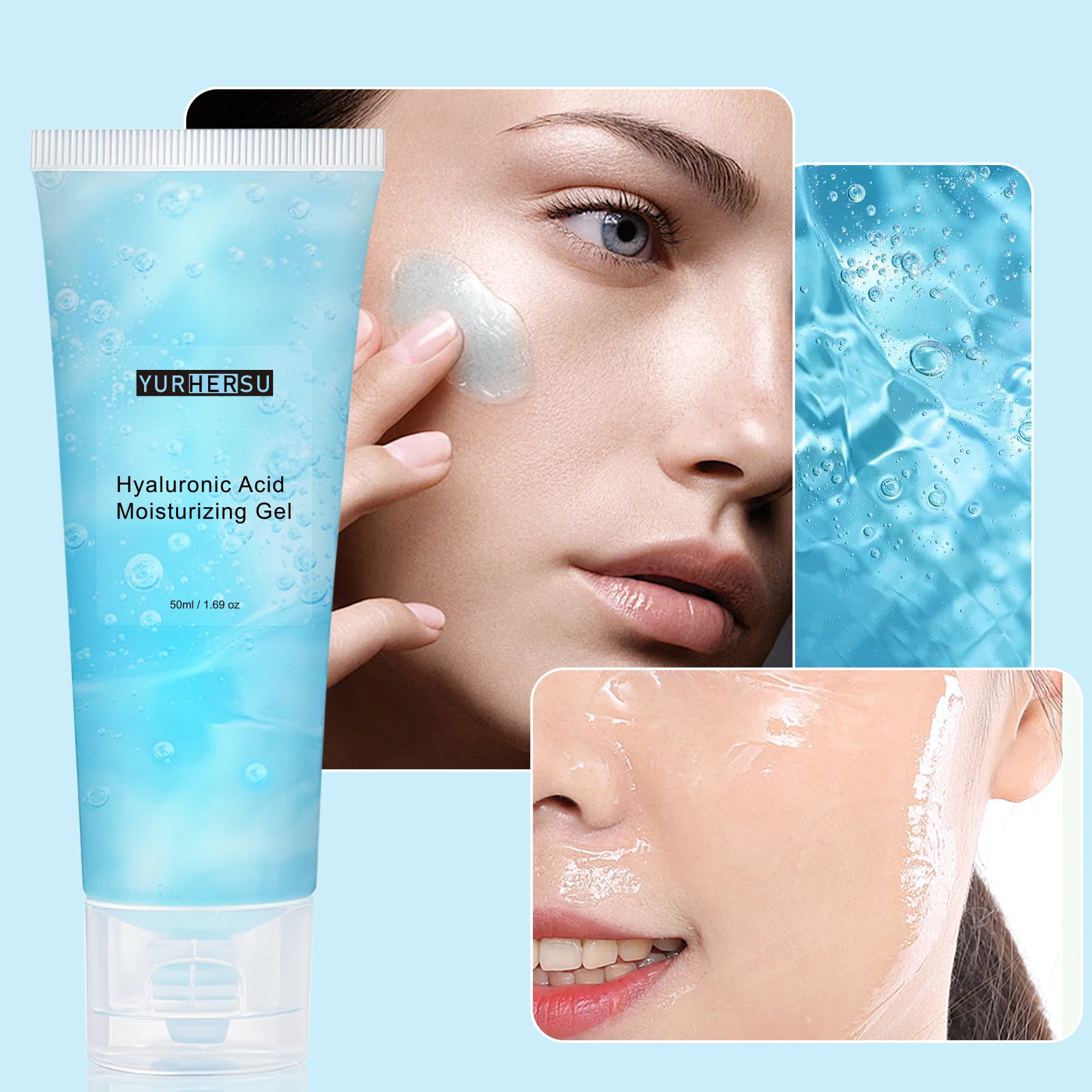 

Pure Hyaluronic Acid Serum for Face - Anti Aging, Wrinkle Reduction, Deep Moisturizing & Skin Hydration