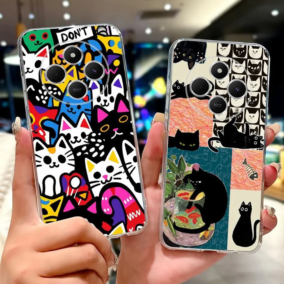 For Xiaomi Redmi 14C 14R Fashion Cool Pattern Phone Case For Redmi14C Redmi14R Soft Silicone TPU Cases