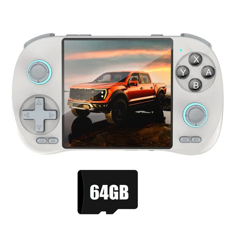 

【ДЕНЬ БЛАГОТВЕРЕЧИВЫХ ПРАВЕЛИЦТВОВ】Портативная игровая консоль D40max 64G, 15000 игр, экран 4 дюйма 720x720, RGB-подсветка, поддержка Wi-Fi, 20+ эмуляторов G