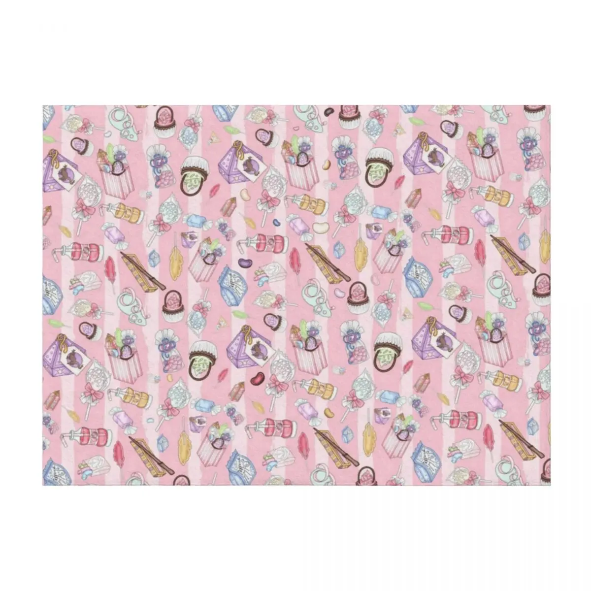 

Honeydukes Wizarding Sweet Shop Throw Blanket Thermals For Travel Hairy Picnic Kid'S Blankets