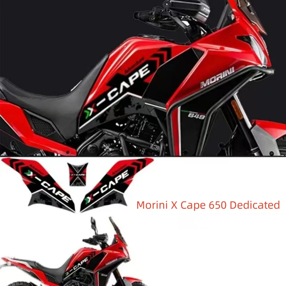 New Fit Morini X-Cape 650 Motorcycle Decals Decoration Fuel Tank Body Protection Sticker for Morini X Cape 650 Dedicated