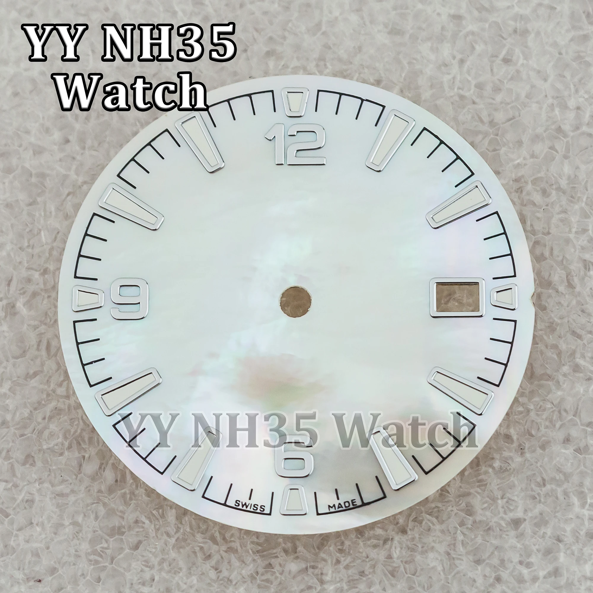 NH35 Dial Luminous Watch Dial for Seamaster 300 31mm Watch Face fit NH35 Automatic Movement Watch Mod Parts Shell Watch Dial