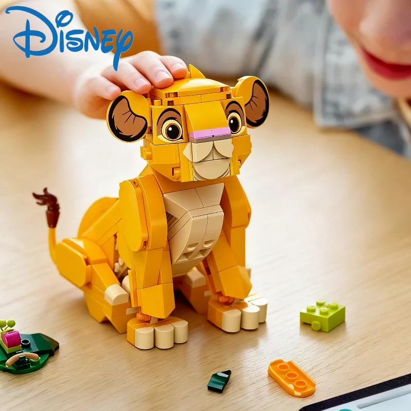 

Новая серия Disney Young Lion King Simba, собранные блоки-головоломки из АБС-пластика, анимационная модель, 222 шт., гранулы, забавные игрушки для детей, подарок