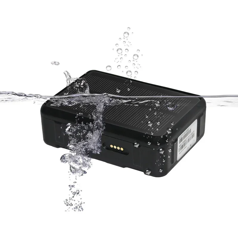 RF-V44 Solar GPS Tracker 4G/3G/2G Real-time GPS Tracker Anti-remove SOS Alarm 9000mAh Battery for Sheep Cow Cattle Waterproof