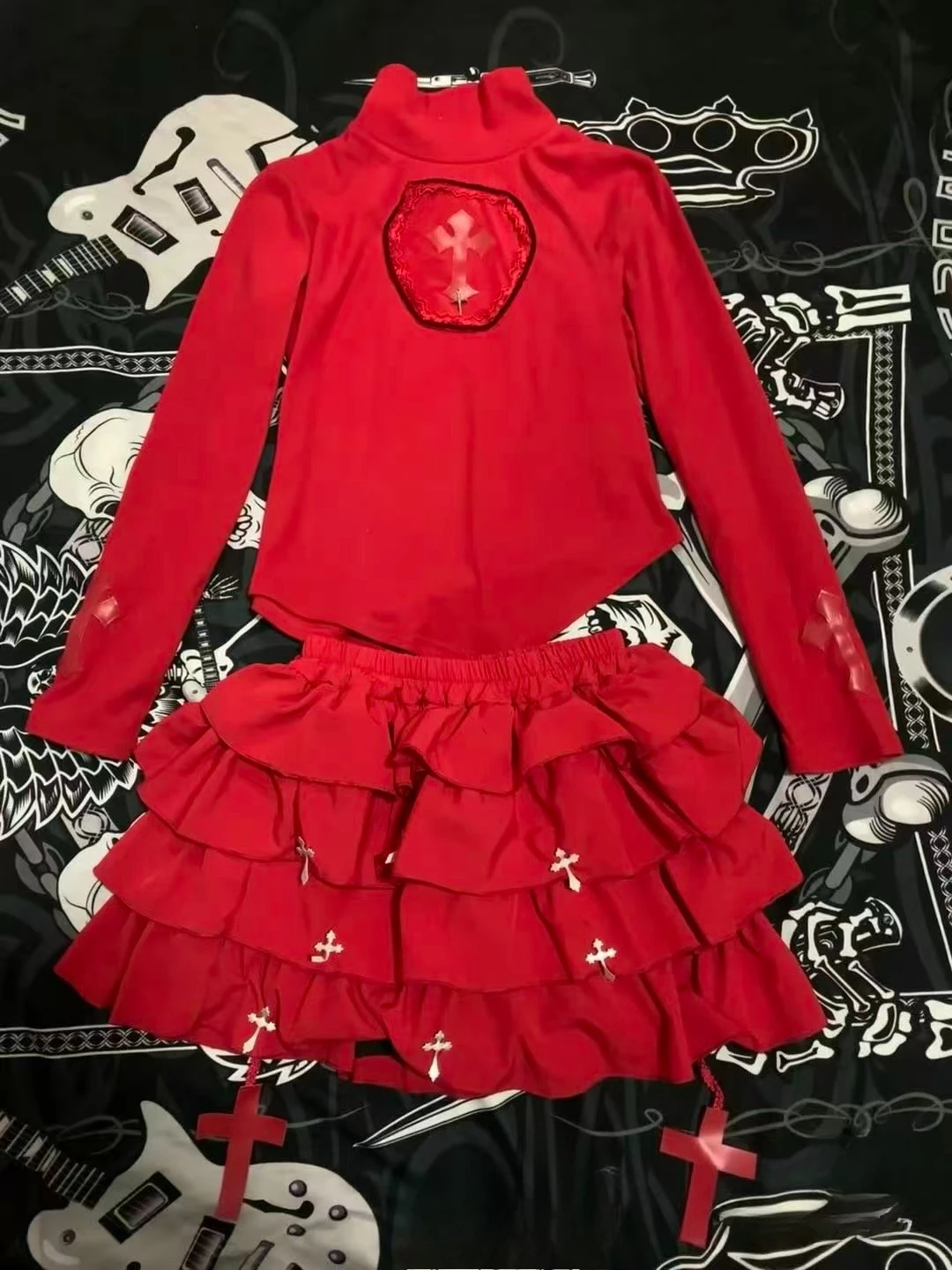 

Новая женская мини-юбка Kawaii Lolita с кружевными оборками, в стиле фей, Harajuku Y2K, японская, с высокой талией, 2026