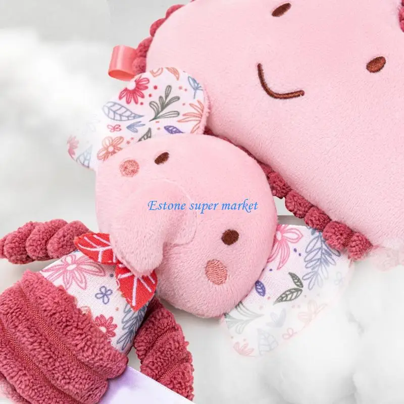 090B Động Vật Sang Trọng Trẻ Sơ Sinh Lục Lạc Nôi Động Trẻ Sơ Sinh Nắm Đồ Chơi Rèn Luyện Kỹ Năng Vận Động