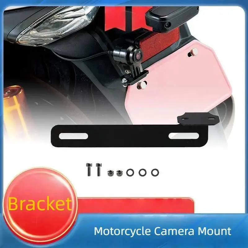 1 Set Universal Motorcycle Driving Recorder Holder Anti-Shake Action Camera Mount for Off-road Motorbike Riding