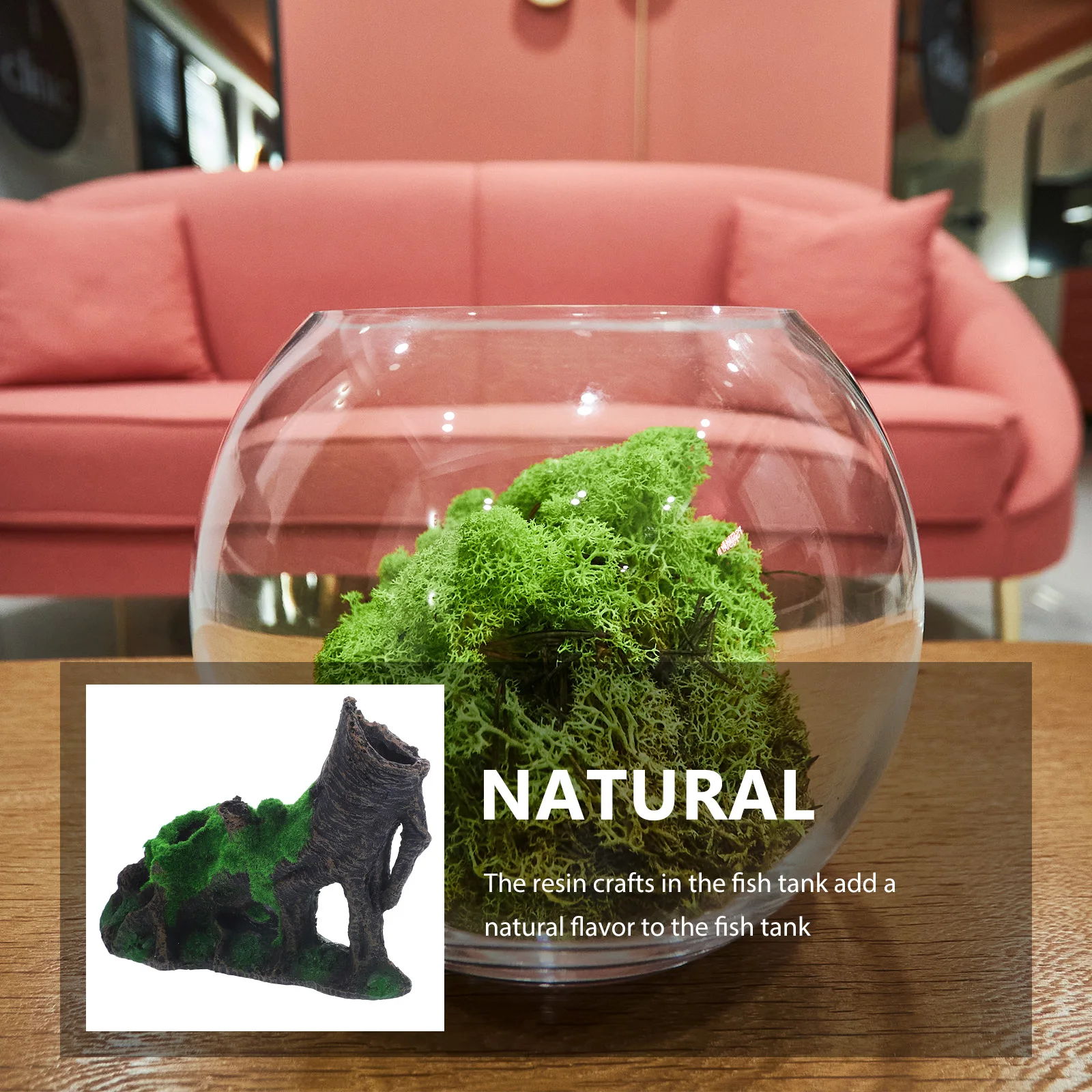 

Artificial Driftwood Aquarium Decor Resin Branch Small Tank Accessories Realistic Plant Home Office Pet Supplies Decorative Item