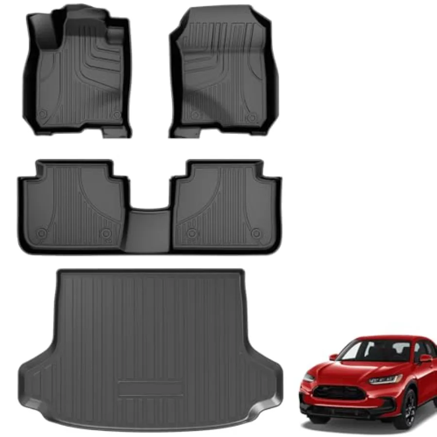 

Коврики для пола Honda HRV 2026: Всепогодные коврики на заказ и защита багажника для HRV 2023-2025, включая гибридные версии и Acura ADX 2025-20