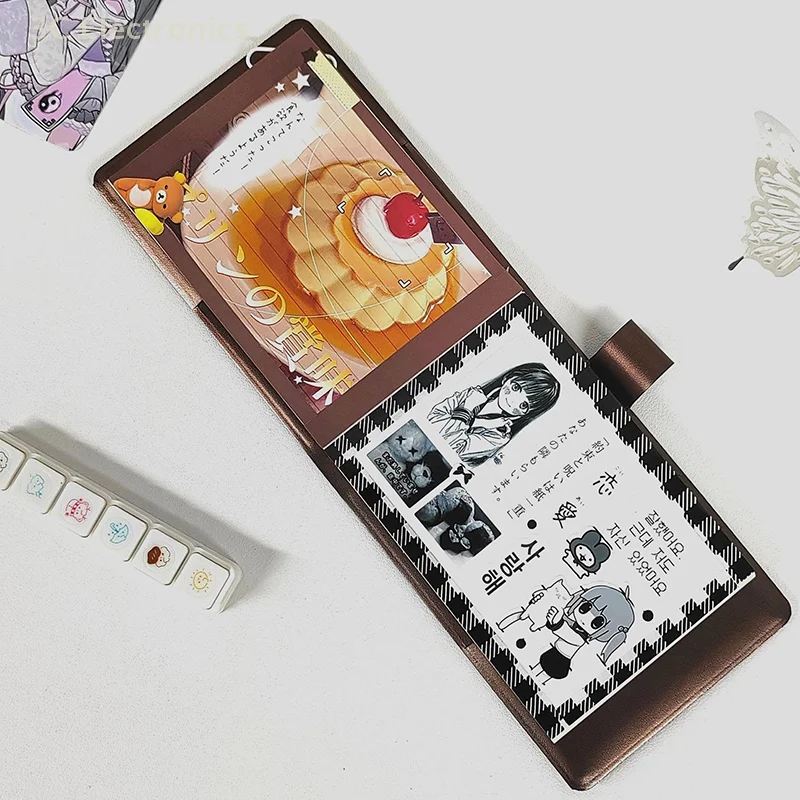 1PC A7 Mini Notebook Agenda Tasca Notebook Caffè Colore Planner Libro Tascabile Stile Giapponese Memo Diario Kawaii Cancelleria