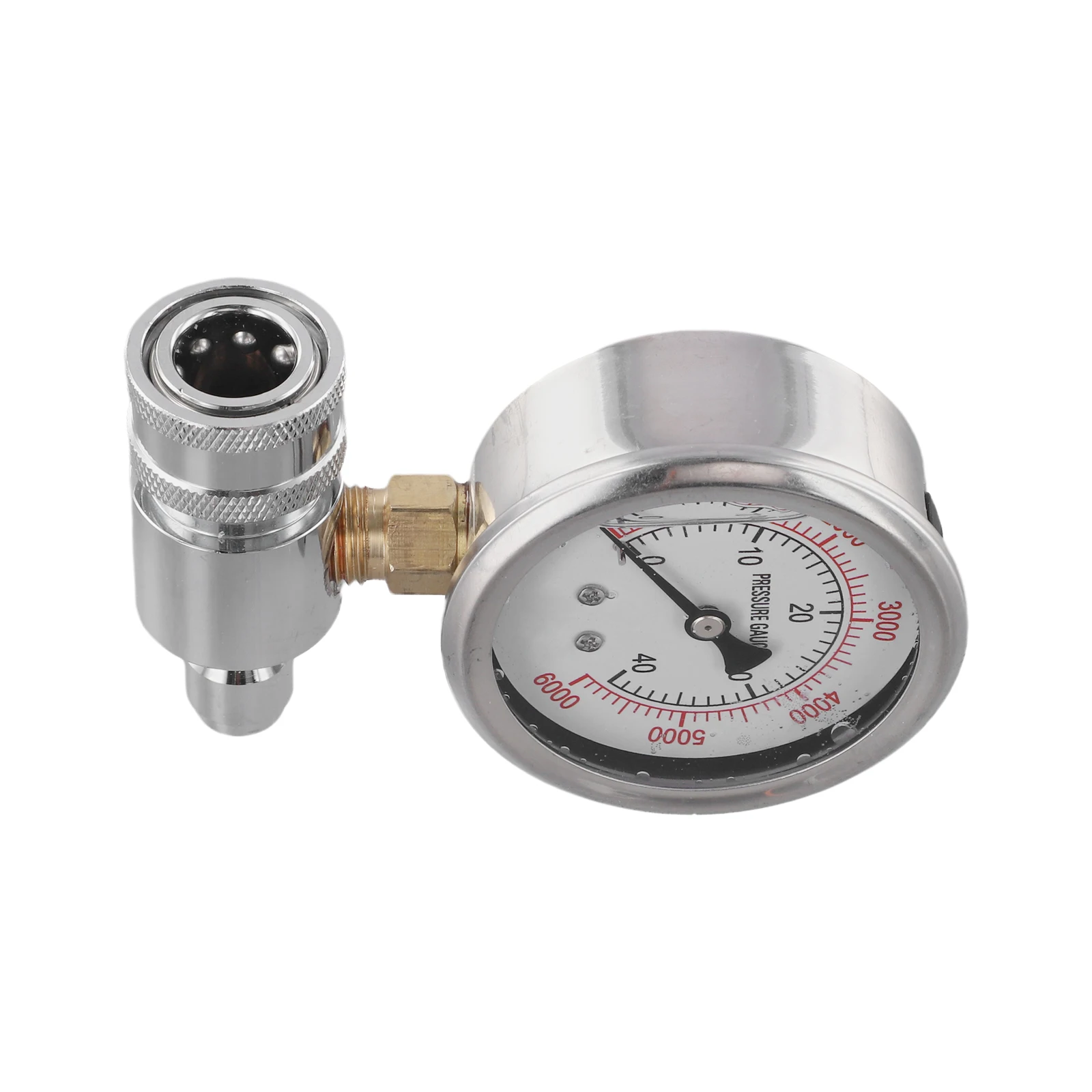  Pressure Washer Pressure Gauge 6000psi High Pressure 3/8" Quick Connect Parts  3/8in Quick Connect Parts Accessories