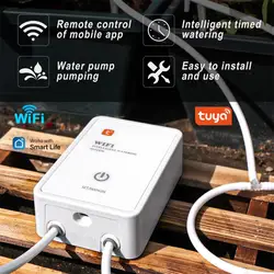 Tuya WiFi Smart Garden Control Watering Device Soil Moisture Meter Water Drip Irrigation Watering System Kit Via Smart Life App