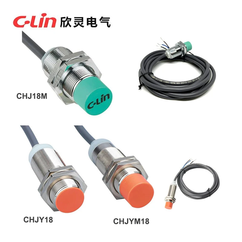 1pcs Authentic Original C-Lin Proximity Switch CHJ18M-10A1 A2 D1 D2 P1 P2 N1 N2 8UI CHJY18-8DP1 CHJYM18-14DP1 DP2 DN1 DN2