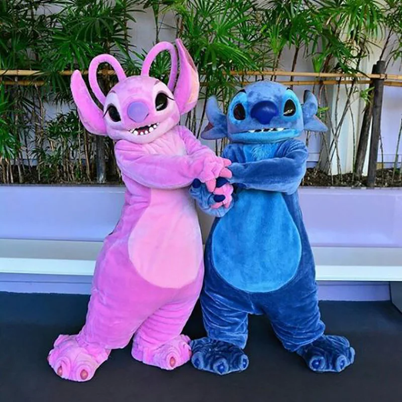 High Quality Blue  Lilo & Stitch Mascot Costume Fashion Cartoon Character Disney Animal carnival Clothing