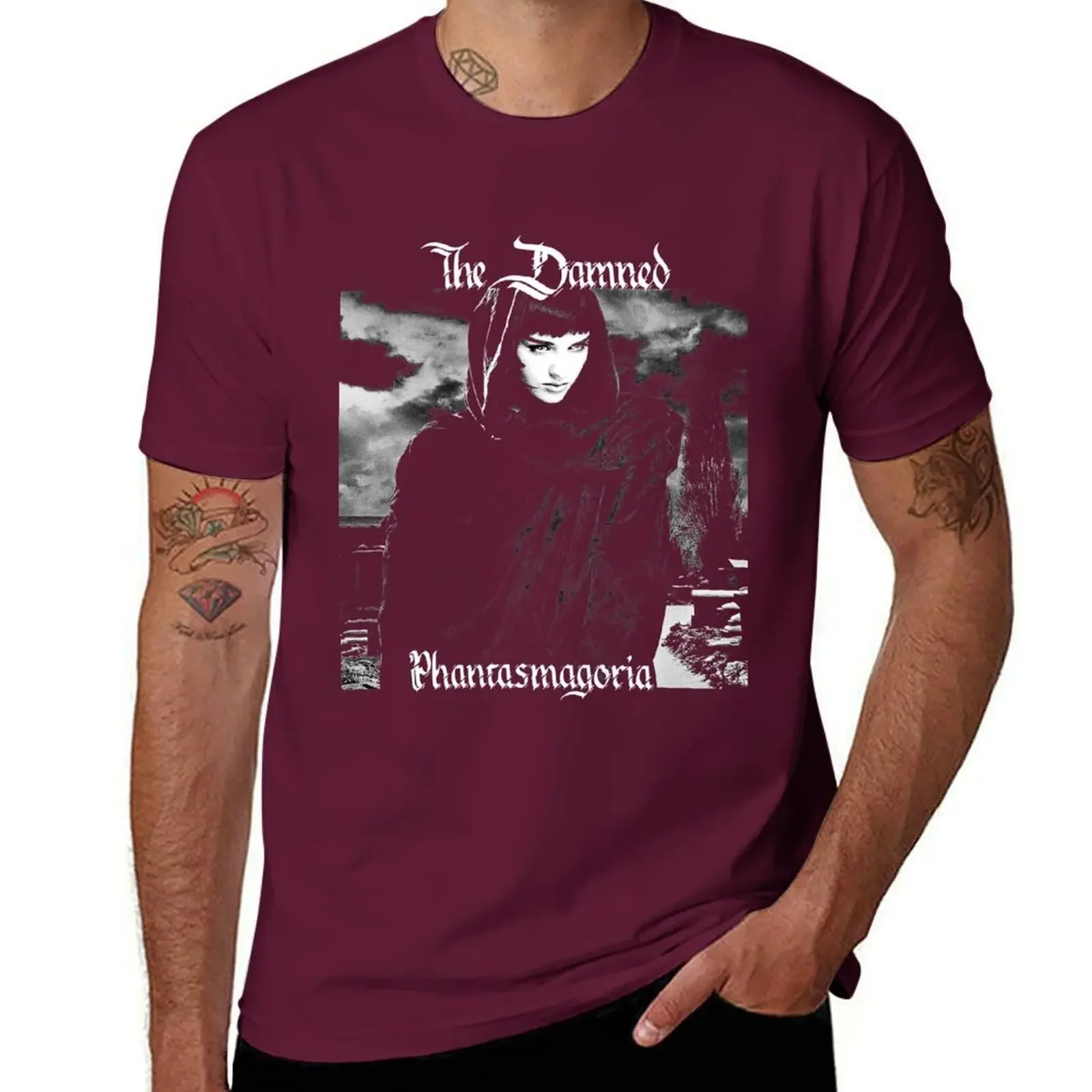 fashion heavyweight The damned phantasmagoria T-Shirt heavyweights boys animal print summer clothes mens graphic t-shirts anime