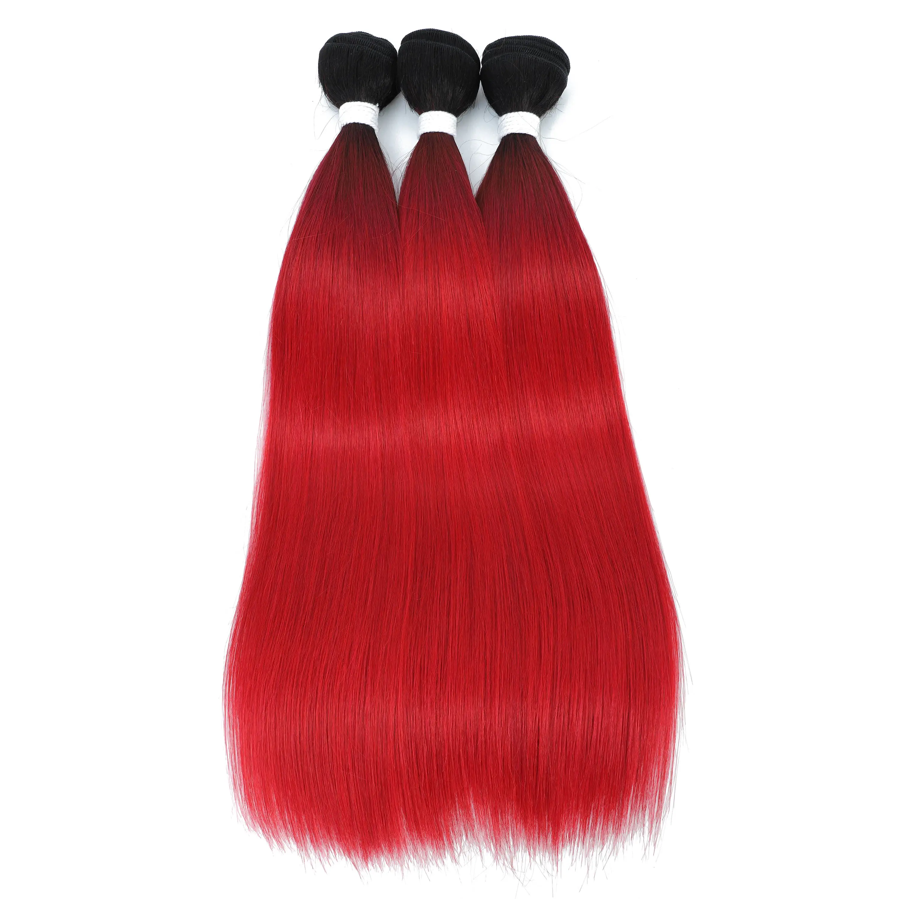 Gladys Synthetic Straight Hair Weaving Super Long Ponytail Straight Hair Bundles Heat Resistant Cosplay Hair Extensions