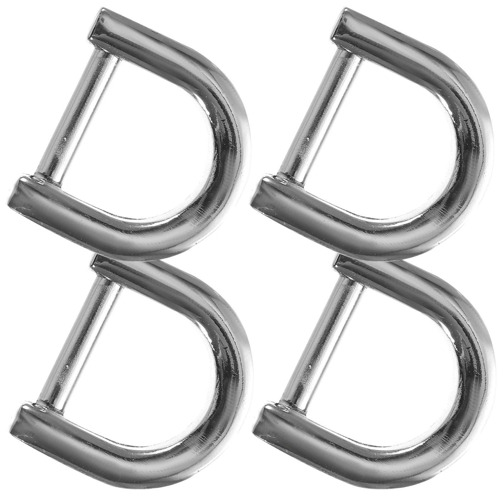 

4pcs Zinc Alloy Buckle Bag Hardware Rings Detachable for Purse Handbag Clasp Making Backpack DIY Decoration Field