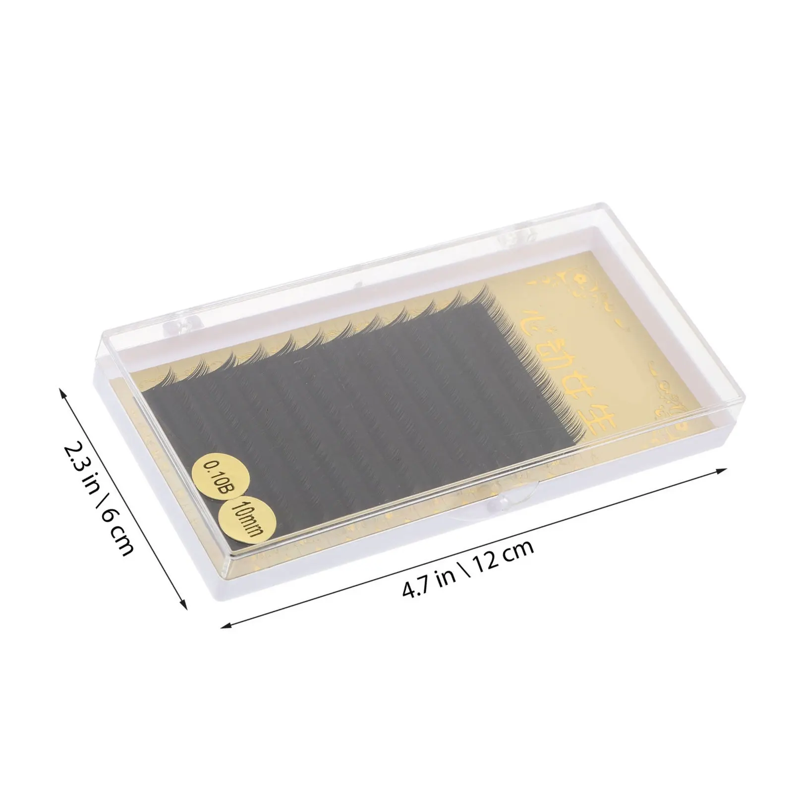 1 caja de pestañas postizas gruesas y densas para mujer, extensión de pestañas postizas para realzar la vista, adecuadas para fotografías de boda