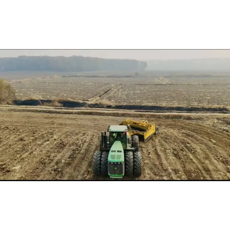 Factory Supply Shallow Scarification Land Leveling Agricultural Grader Satellite-Controlled Telescopic Shovel Tractor Cultivator