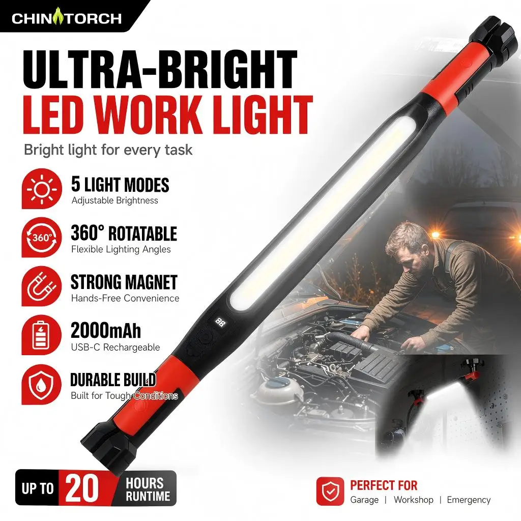 led-work-light-magnetic-rechargeable-light-bar-with-360°-rotating-hooks-for-mechanic-car-repairing-garage-emergency