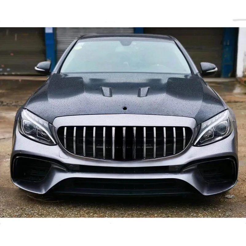 

Aluminium Alloy Car Bonnet for C Class W205 C200 C220 C260 2014-2018 Modified Style Engine Hood Cover