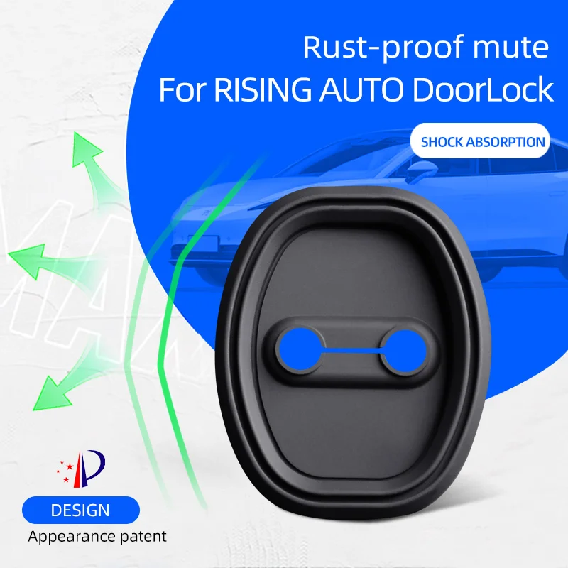 Silica Gel Door lock Case Car Door Lock Cover Door Check Arm Protector Cover For RISING AUTO F7 R7 RC7 MARVEL R ER6